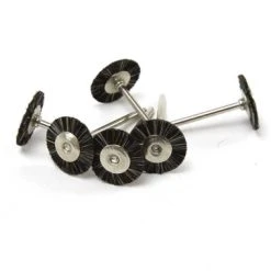 3/4 Inch Mounted Super Wheel Brushes On 3/32 Inch Mandrel Box Of 12-88680