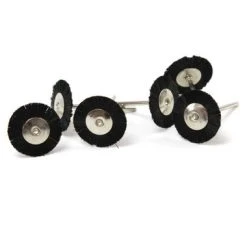 1 Inch Mounted Super Wheel Brushes Stiff Box Of 12