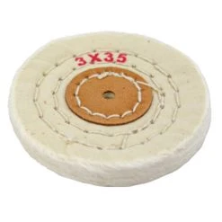 Jewelry Polishing Finex Muslin Buff 3 Inch 35 Ply Stitched Buff -The Beadsmith Shop muslin polishing buff 17.751photo3 95575.1658872041