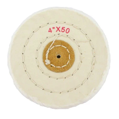 Finex Muslin Buff With Leather Center 4 Inch 50 Ply 1 Finex Muslin Buff With Leather Center 4 Inch 50 Ply