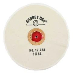 Buffs Finex Muslin Loose With Leather Centers 5 Inch- Ply 54