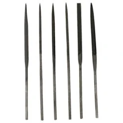 Jewelers Needle Files 5 1/2 Inch Set Of 6 Cut 2