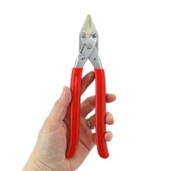 Smooth Flat Nose Parallel Pliers With Brass Jaws 8 Inch Length -The Beadsmith Shop parallel brass jaw plier 46.724photo3 37445.1658872089