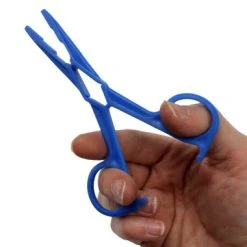 Alternative view of Plastistat Blue Plastic Hemostat Length 4 7/8 Inches