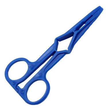Plastistat Blue Plastic Hemostat Length 4 7/8 Inches 4 Plastistat Blue Plastic Hemostat Length 4 7/8 Inches - Image 4