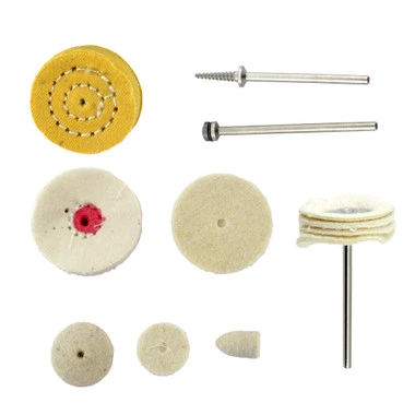 Mini Buff Kit Assortment Of 7 Miniature Buffs And Two Mandrels 3 Mini Buff Kit Assortment Of 7 Miniature Buffs And Two Mandrels - Image 3