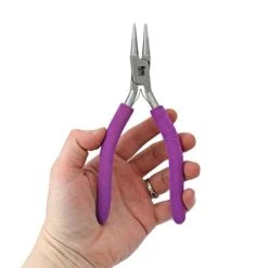 Full Size Round Nose Pliers With Foam Grip -The Beadsmith Shop round nose plier 46.0264photo2 32921.1676582535