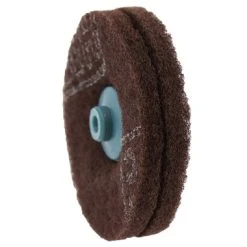 Satin Finish Buff With Plastic Center 4 Inch 2 Ply Medium