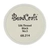 Black Silk Beading Thread Spool 65 Meters-89222