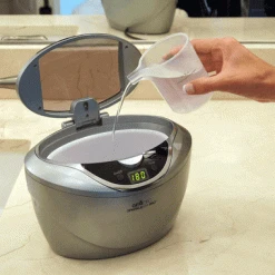 GemOro Sparkle Spa PRO Ultrasonic Jewelry Cleaner 750mL Slate Grey Color 7 GemOro Sparkle Spa PRO Ultrasonic Jewelry Cleaner 750mL Slate Grey Color -The Beadsmith Shop sparklespa pro slate 23.1791photo5 98923.1658871976