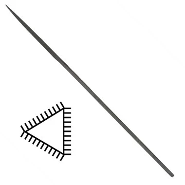 Vallorbe Swiss LE3014-55 Three Square Escapement File - Select Cut-87878 2 Vallorbe Swiss LE3014-55 Three Square Escapement File - Select Cut-87878 - Image 2