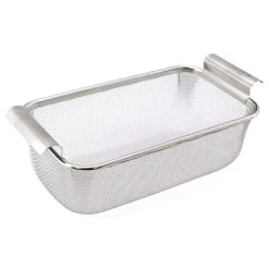 Stainless Steel Mesh Ultrasonic Cleaning Basket 8.75 X 5 X 3 Inches Fits 3 Qt Ultrasonics
