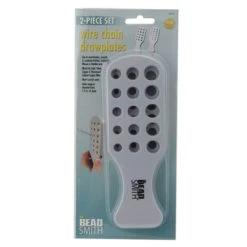 2 Piece Wire Chain Draw Plate Set -The Beadsmith Shop wire rope draw plate 28.0422photo4 23759.1658864305