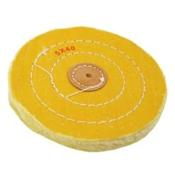 5 Inch Yellow Treated Muslin Polishing Buff 3 Rows Stitching With Leather Center-93082 6 5 Inch Yellow Treated Muslin Polishing Buff 3 Rows Stitching With Leather Center-93082 -The Beadsmith Shop yellow polishing buff 17.657photo3 15142.1658872052 1