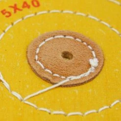 5 Inch Yellow Treated Muslin Polishing Buff 3 Rows Stitching With Leather Center-93082 7 5 Inch Yellow Treated Muslin Polishing Buff 3 Rows Stitching With Leather Center-93082 -The Beadsmith Shop yellow polishing buff 17.657photo4 29858.1658872052 1